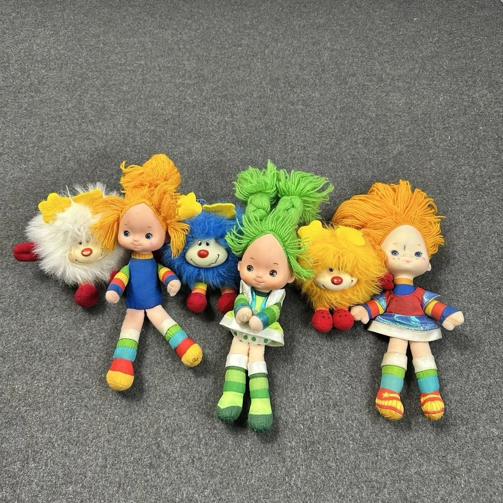 Vintage Rainbow Brite Doll Plush Lot Hallmark 1983 Sprite Bundle